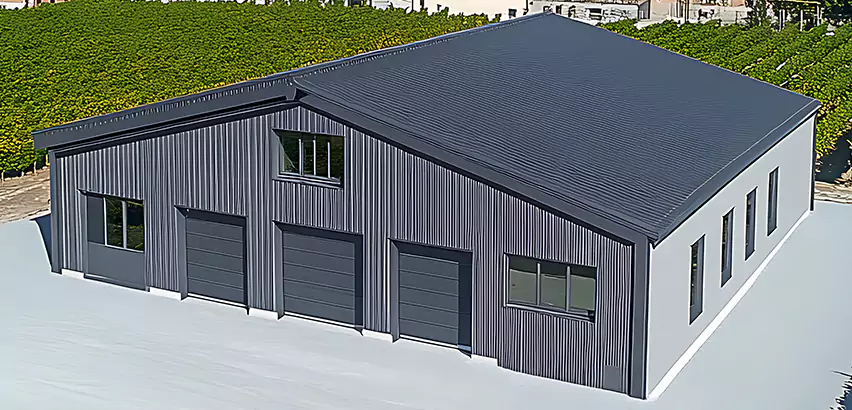 Corrugated Garage Roof Repair in Batavia