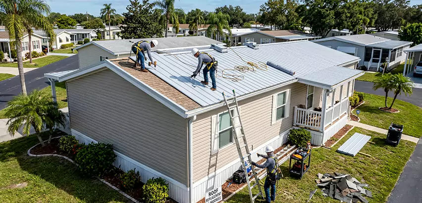 Mobile Home Metal Roof Replacement in Batavia