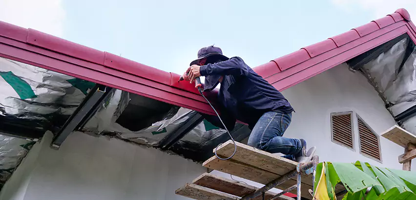 Residential Wind Damage Roof Repair in Batavia